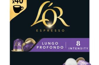 LOR Espresso Lungo Profondo Pods 40 Capsules Intensity 8