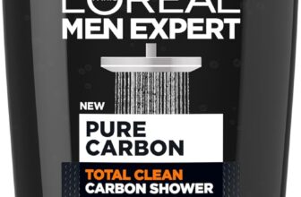 LOréal Men Expert, Pure Carbon, 5-in-1 XXXL Shower Gel, A Total Action Body, Face, Hair Wash, Shave and Moisturiser Powered By Carbon, Total 5-in-1 Action, Large 1L Pump