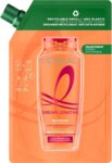 LOréal Paris Elvive Dream Lengths Restoring Shampoo Recyclable Refill Pouch, with Vegetal Keratin & Castor Oil, for Long Hair, Suitable for all hair textures, -60% less plastic, Value format, 500ml