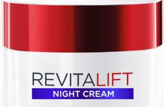LOréal Paris Revitalift Hydrating Night Cream, Anti-Wrinkle Moisturising Formula to Reinforce Skin Elasticity, Smoother and Firmer Skin, Pro-Retinol and Elasti-Peptides, 50ml