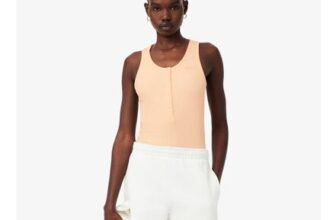 Lacoste Slim Fit Ribbed Cotton Tank Top