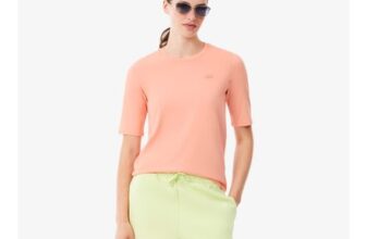Lacoste Soft Cotton Three Quarter Sleeve T-Shirt