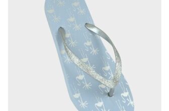 Ladies Flamingo Flip Flops