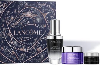Lancôme Advanced Génifique Serum Gift Set, Anti-Ageing Skin Care for Radiant Youthful Glow with Hyaluronic Acid and Peptides, Includes 30ml Serum, 15ml Face Cream and 5ml Eye Cream Ritual Bundle.