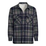 Lands End Borg Lined Checked Shacket