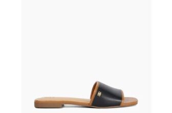Laras – Black Slip on Sandals