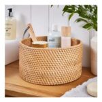 Large Rattan round Basket