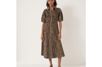Lark Barrel Sleeve Denim Dress
