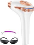 Laser Hair Removal Device with 9 Energy Levels, IPL Hair Removal Device, 999,900 Flashes, at Home Laser Hair Removal Device for Women, Men, Face, Bikini, Body