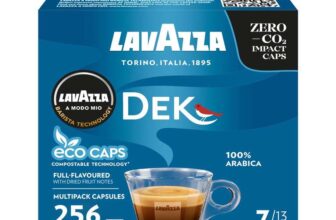 Lavazza A Modo Mio Dek Cremoso Coffee Capsules – 256 Pods