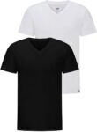Lee Mens Twin Pack V Neck T-Shirt (Pack of 2)