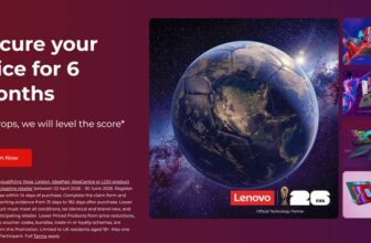 Lenovo 6 Month Price Promise – Claim Money Back If Product Found Cheaper Within 6 Months Of Purchase
