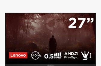 Lenovo Legion 27QD-10 HDR Quad HD Gaming Monitor, 27, Black