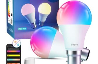 Lepro Bayonet Colour Changing Smart Bulb B22, 2pcs