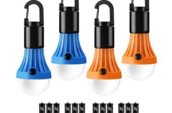 Lepro Camping Lights, Battery Powered Tent Lights, Warm White