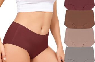 Levao 6 Packs Seamless Knickers for Women Ladies Underwear No VPL Full Briefs Breathable Stretchy No Show Panties Multipack S-XXL