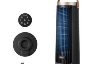 Levoit Windi Mini Pro Tower Fan, Ultra-Quiet, USB-C Rechargeable