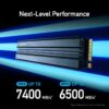Lexar NM790 2TB PCIe Gen 4 NVMe M.2 SSD with Heatsink – LNM790X002T-RN9NG