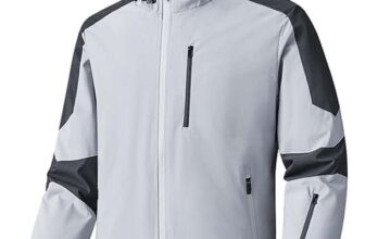 Light Grey Womens / Unisex Lightweight Waterproof Softshell Jacket (XXL Only) – Sold & Shipped by Amazon Haul