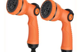 Lightning Deal-2-Pack Garden Hose Spray Gun with Thumb Control