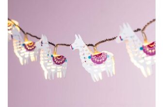 Lights4fun Llama Battery-Operated Fairy String Lights, 1.8m, Timer