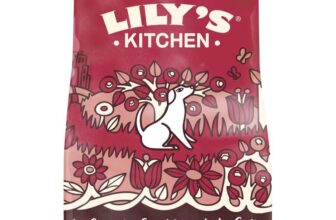 Lilys Kitchen Made with Natural Ingredients Adult Dry Dog Food Duck Salmon & Venison Grain-Free Recipe 4kg (pack 4x1kg)