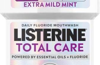 Listerine Total Care Extra Mild Taste (Alcohol Free) Antibacterial Mouthwash (500ml)