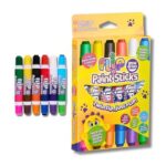 Little Brian Paint Flip Sticks, 6 Pack, 12 Colors