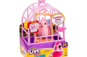 Little Live Pets Rosie Real Bird in Cage with Sounds