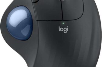 Logitech Ergo M575S Wireless Trackball Mouse, Ergonomic