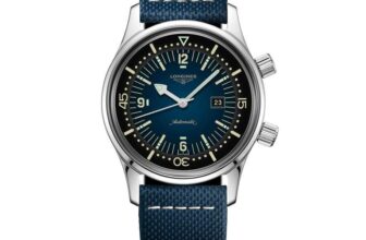Longines Legend Diver 36mm Automatic Watch L3.374.4.90.2 ( 36MM / Arabic Blue / 300M WR / Caliber L888.5 Movement / Upto 72 Hours Reserve )