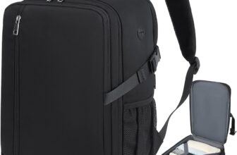 Lossga For Ryanair Cabin Bags 40x30x20 Anti Theft Carry-ons Underseat Travel Backpack Cabin Size Hand Luggage Bag with Water Bottle Holder
