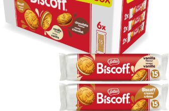 Lotus Biscoff Sandwich Biscuits Variety Pack, 6 Packs x 150g (3 Varieties, 2 Packs Each), 15 Sandwich Biscuits per Pack, Ingredients from Natural Origin, No Colours