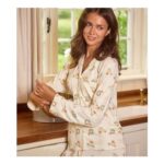 Loungeable Cream Christmas Pyjama Set