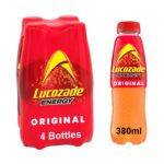 Lucozade Energy Original 380ml (pack of 4)