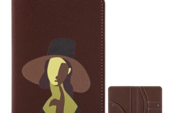 Lychii Slim Passport Holder with RFID Blocking, PU Leather