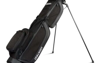 Lyle and Scott Gleneagle Golf Bag – Lightweight for Men with 3 Way Full Length Divider, Insulated Cool Pocket, Durable Handle