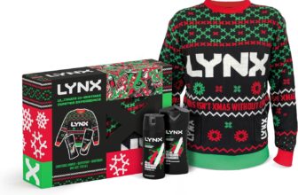 Lynx Ultimate Christmas Jumper Gift Set 2 piece with a Shower Gel and Deodorant
