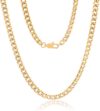 MAIBAOTA Mens Cuban Chain Necklace 2026 Fathers Gifts with Card for Dad Husband Silver Gold Black Stainless Steel Mens Necklaces Jewellery 3/6/9mm Width 46/51cm Length