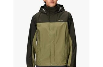 MARMOT Mens PreCip Eco Waterproof Jacket with Pit-Zips, S – XXL / Black £44.99 – w/Code