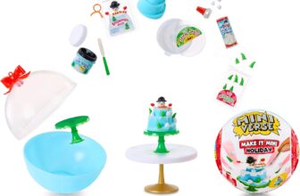 MGAs Miniverse Make It Mini Holiday 2025, The Grinch Dr. Seuss, Mini Collectibles, Mystery Blind Packaging, Holiday, Seasonal, DIY, Crafts, Resin Play, Replica Food, NOT EDIBLE, Collectors, Gift, 8