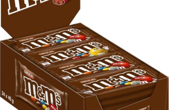 M&MS Milk Chocolate Bulk Box, Chocolate Gifts & Movie Night Snacks, 24 Packs of 45 g