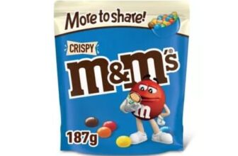 M&Ms Crispy More to Share Chocolate Bag 187g