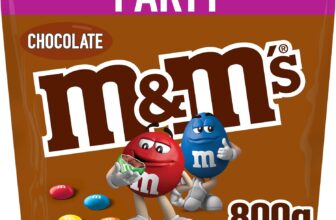 M&Ms Milk Chocolate Sweets Bulk Bag 800g Chocolate Candy Sharing Bag, Milk Chocolate Sweets, Bulk Chocolate Treats, Party Sweets, Chocolate Bag for Gift, Snacks & Sharing