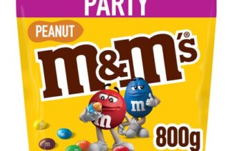 M&Ms Peanut & Milk Chocolate Sharing Bag 800g