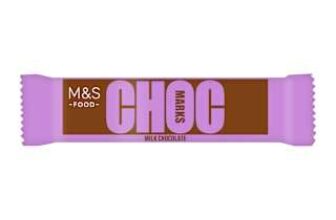 M&S Choc Marks Milk Chocolate 50g – 3 for £1