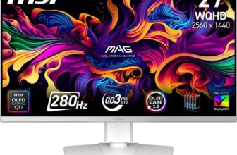 MSI MAG 272QPW QD-OLED X28 27-Inch WQHD Gaming Monitor