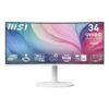 MSI Modern MD342CQPW 34-Inch UWQHD Curved Monitor with KVM