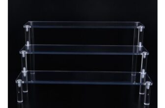 MUTTE Acrylic Display Stand, 3-Tier Clear Riser Organizer