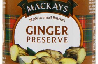 Mackays Ginger preserve Jam 340 g (Pack of 6)